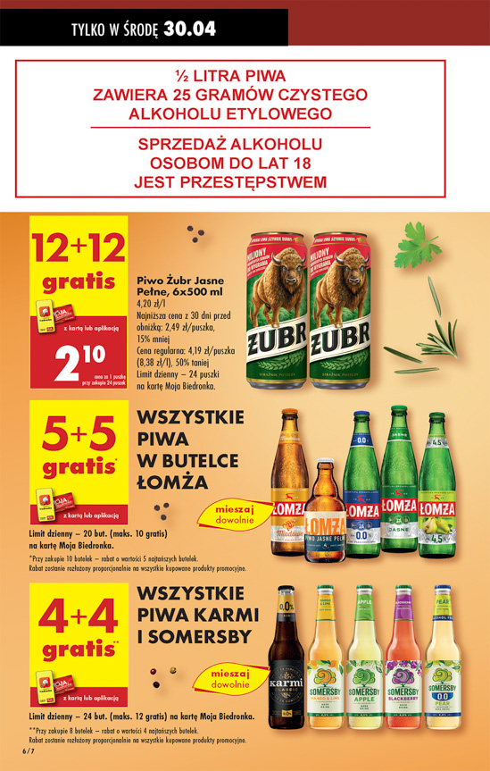 Biedronka - Okazje tygodnia