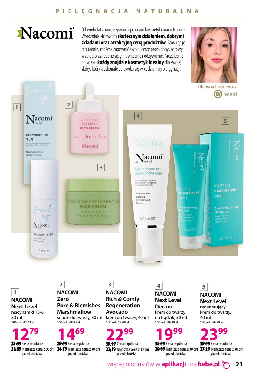 Hebe - Katalog