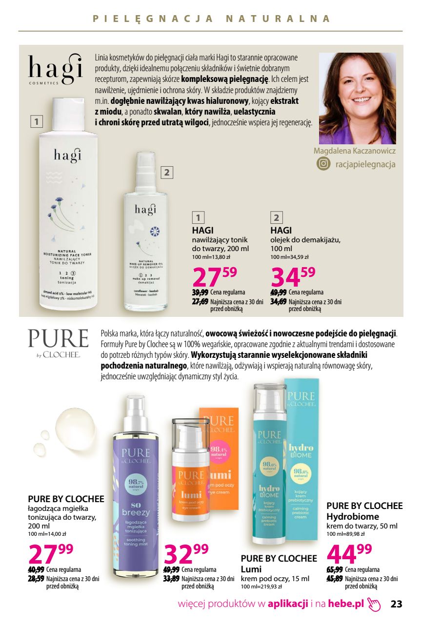 Hebe - Katalog