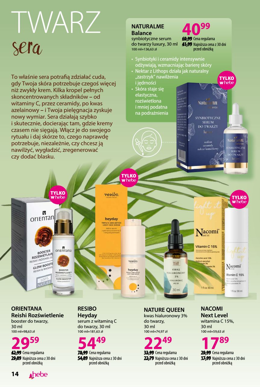 Hebe - Katalog