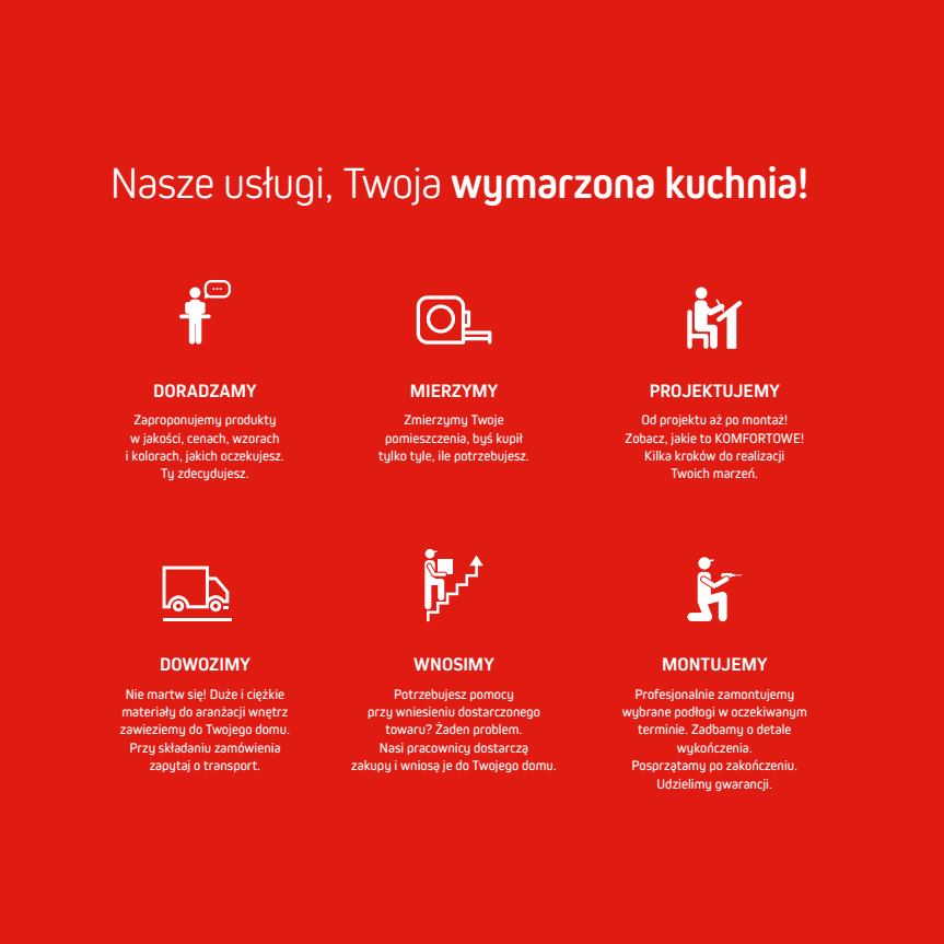 Komfort Rzeszów - Katalog Kuchnie