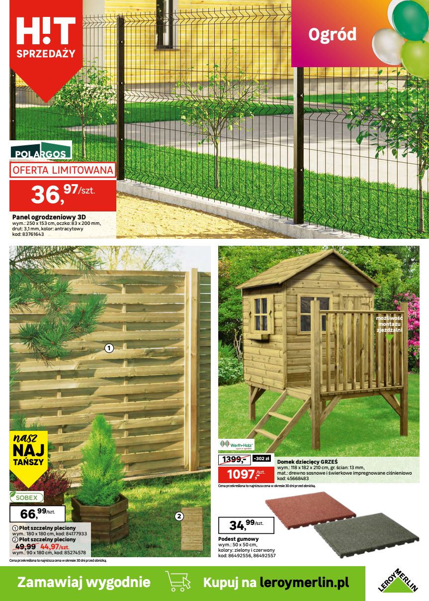 Leroy Merlin Rzeszów - Katalog Ogrodzenia 2023