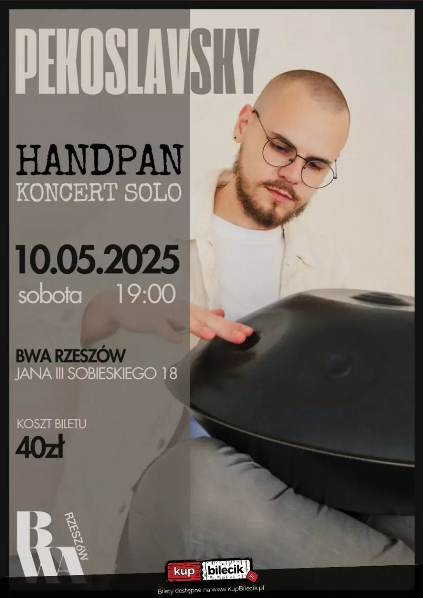 Koncert Pekoslavsky: Magia Dźwięków Handpanów - Rzeszów