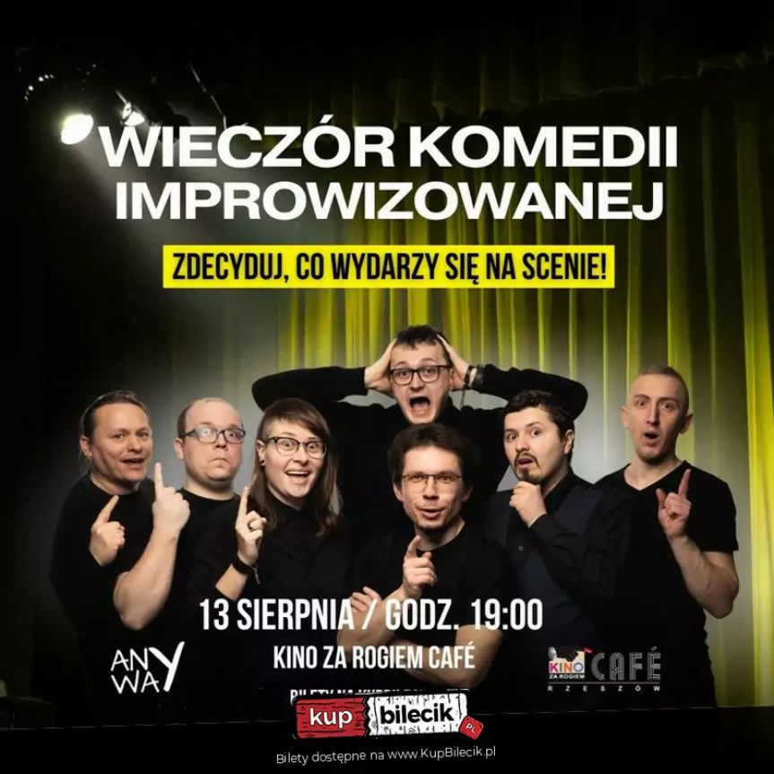 Komedie Impro: Grupa Anyway w Rzeszowie