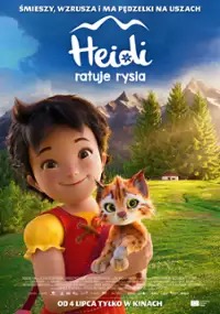 Plakat filmu Heidi ratuje rysia