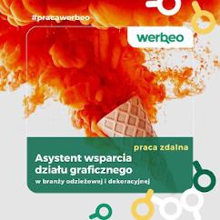 Asystent wsparcia działu graficznego-praca zdalna