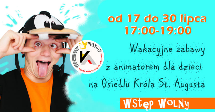 zabawa z animatorem na osiedlu Króla Augusta!