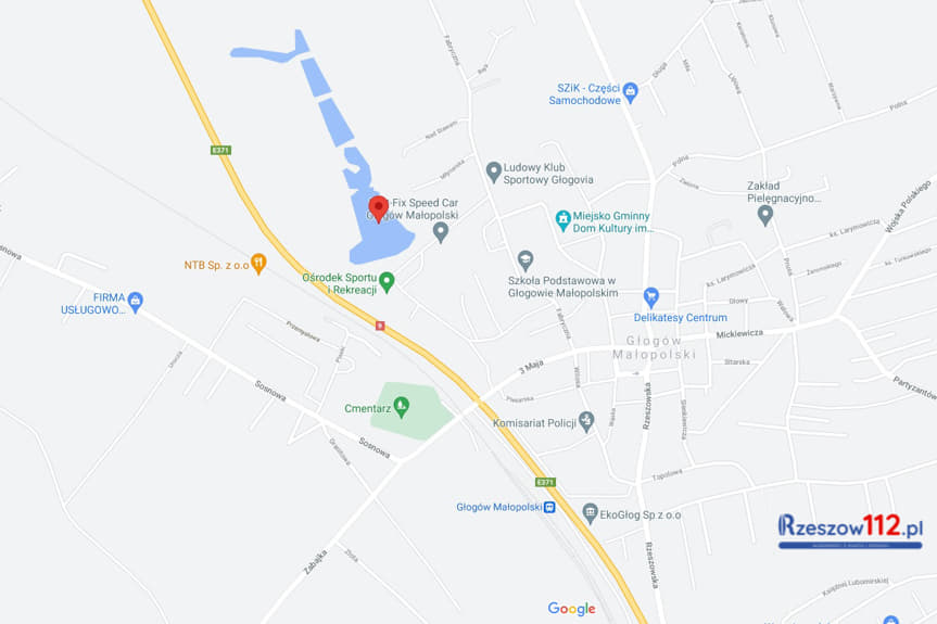 pinezką zaznaczony Staw Sterczewski Staw Sterczewski