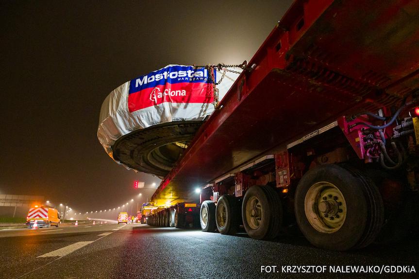 Drugi transport maszyny TBM na Podkarpacie