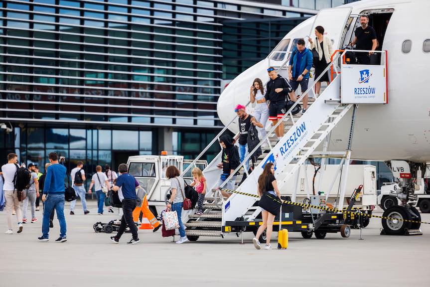 Kolejny rekord na lotnisku w Jasionce! Ponad 120 tys. pasażerów w lipcu