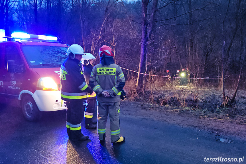 Pietrusza Wola. Ciało mężczyzny w potoku Pietrusza Wola. Ciało mężczyzny w potoku