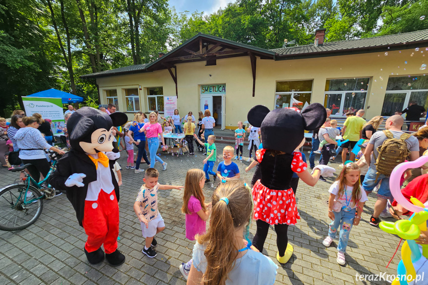 Piknik z okazji Dnia Dziecka w Krośnie. Atrakcji nie brakowało