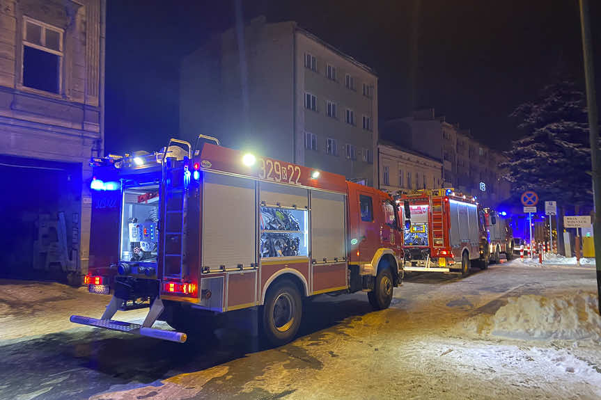 Pożar budynku mieszkalnego w Rzeszowie