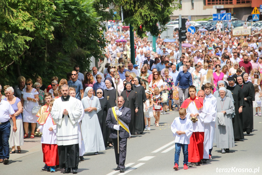 Procesja Bożego Ciała w Krośnie