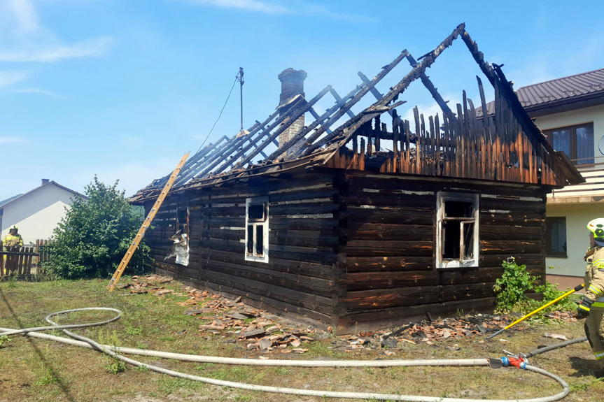 Tragiczny pożar w Nisku. W płomieniach zginął 77-latek