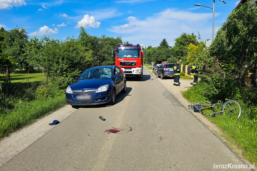 Wypadek w Iwoniczu na Kmieciach