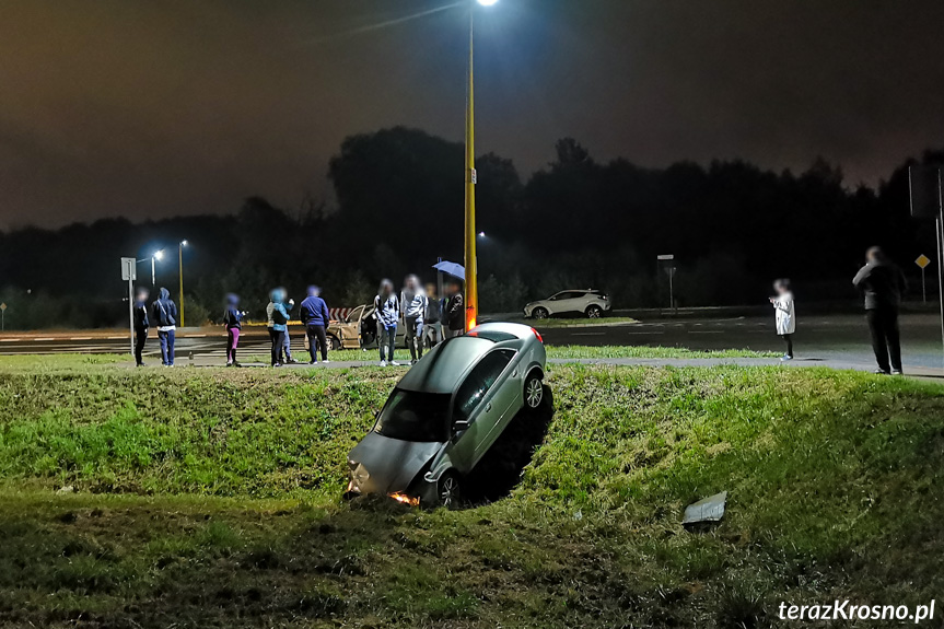 Zderzenie audi ze skodą w Suchodole