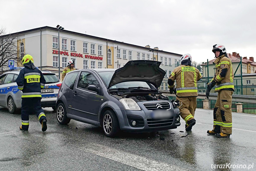 Zderzenie citroena z dafem