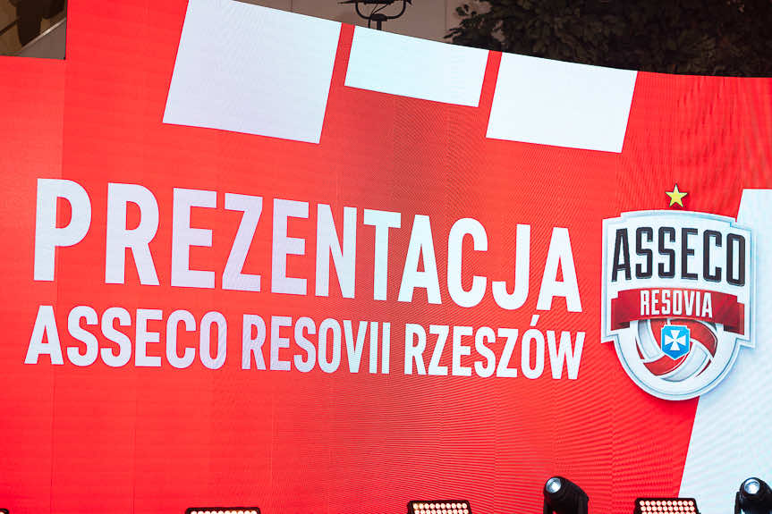 Fotorelacja z prezentacji składu Asseco Resovii Rzeszów na sezon 2023/24