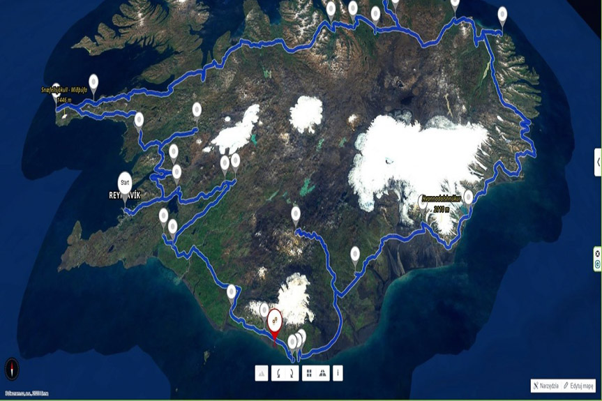 Islandia rowerem-charytatywna akcja rzeszowskiego policjanta