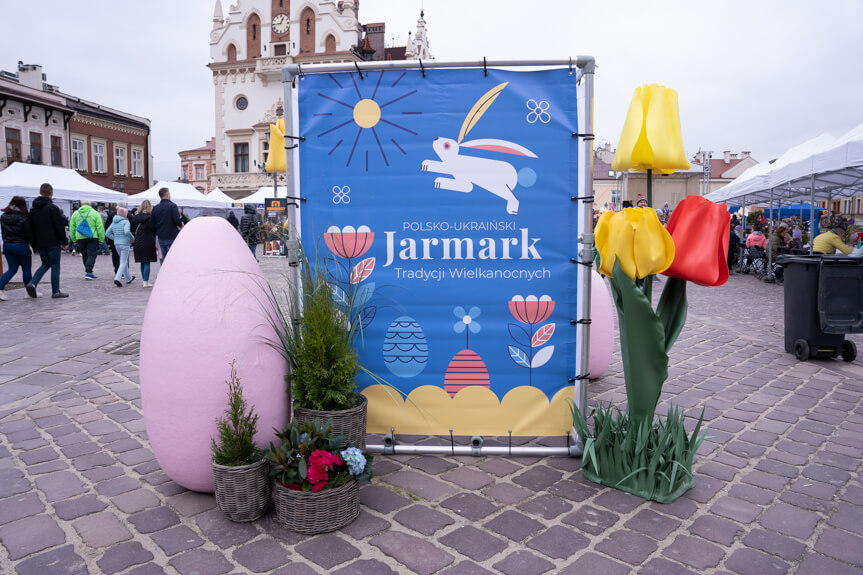 Jarmark polsko-ukraiński na rynku w Rzeszowie