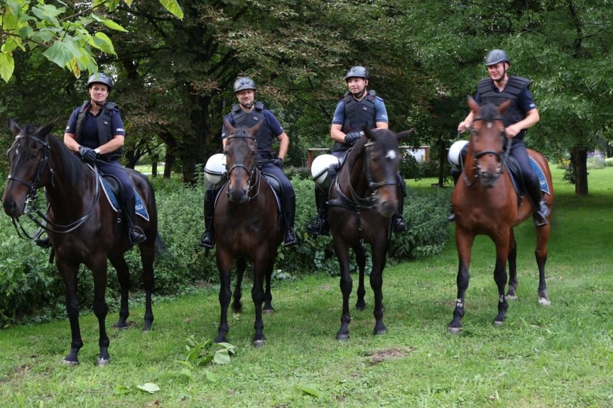 Policjanci zabezpieczali mecz pomiędzy drużynami Stali Rzeszów i Śląska Wrocław
