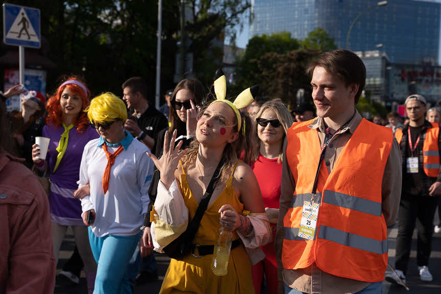 Rzeszowskie Juwenalia 2023. Barwny korowód przeszedł ulicami miasta
