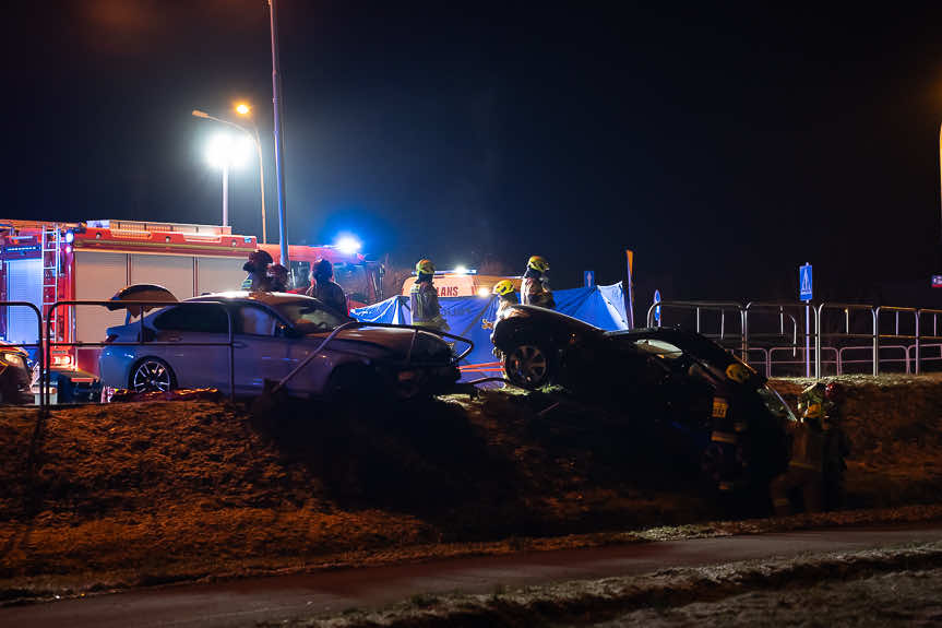 Śmiertelny wypadek na rondzie Kuronia w Rzeszowie