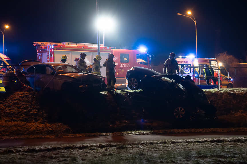 Śmiertelny wypadek na rondzie Kuronia w Rzeszowie