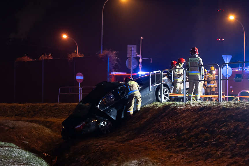 Śmiertelny wypadek na rondzie Kuronia w Rzeszowie