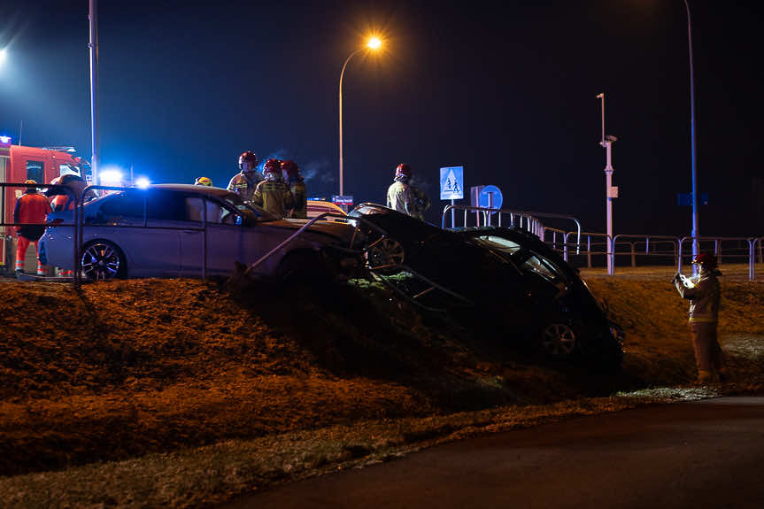 Śmiertelny wypadek na rondzie Kuronia w Rzeszowie