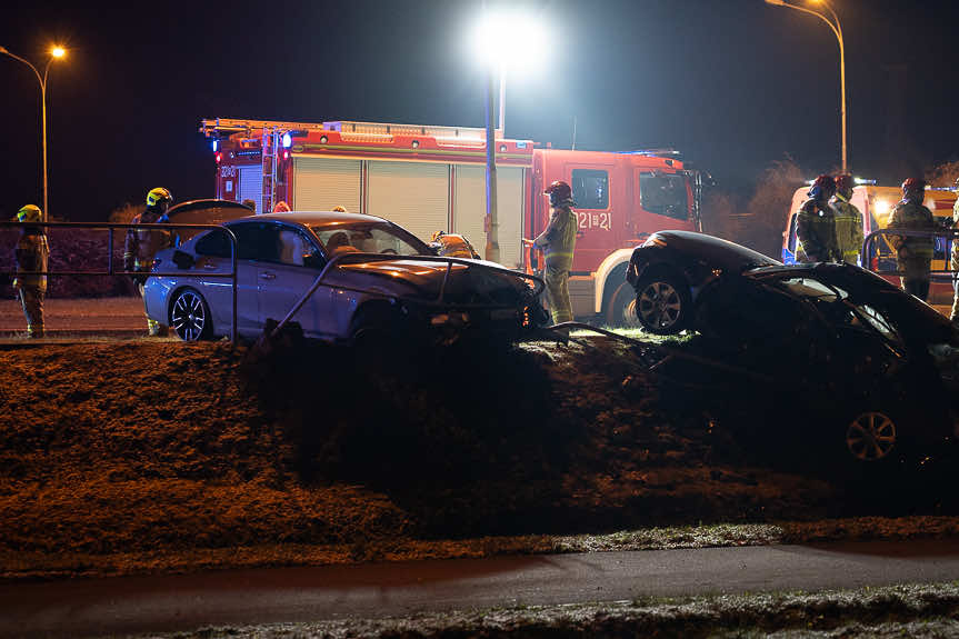 Śmiertelny wypadek na rondzie Kuronia w Rzeszowie