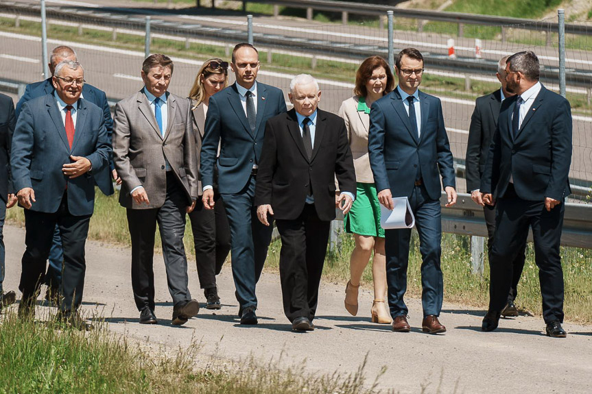 Wizyta prezesa PiS w Rudnej Wielkiej