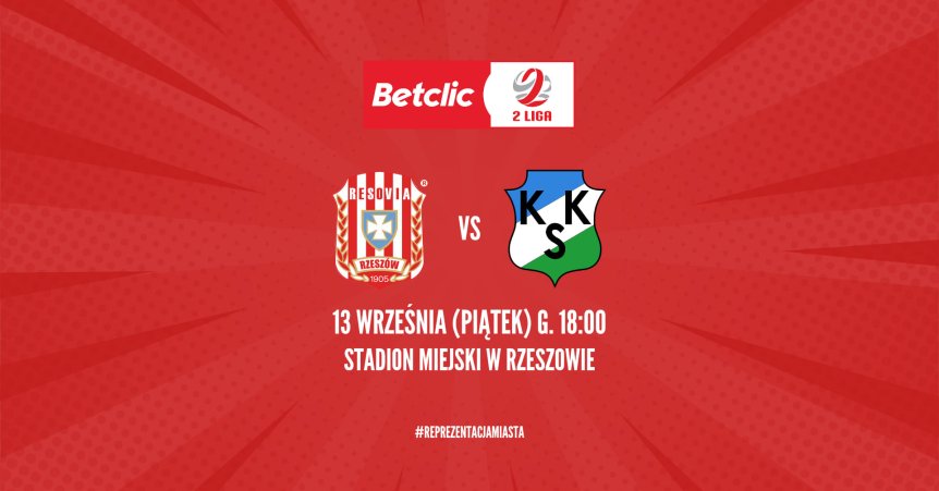 BETCLIC 2. Liga. Resovia Rzeszów - KKS Kalisz