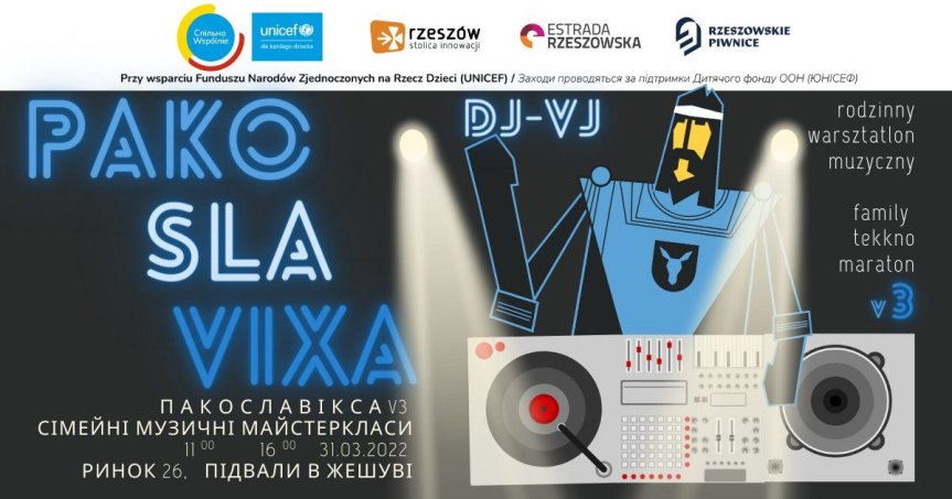 Maraton DJ-VJv3 PAKOSLAVIXA + DJ SET Bumi Phillips