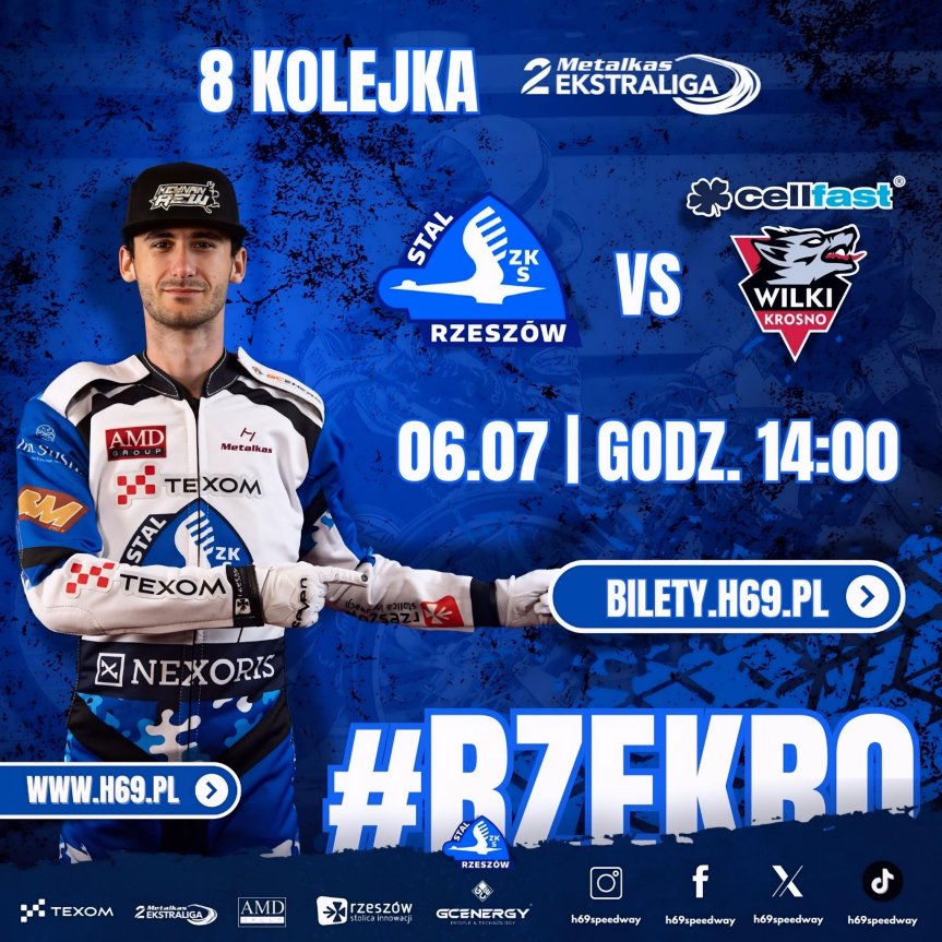 Metalkas 2. Ekstraliga: Texom Stal Rzeszów - Celfast Wilki Krosno