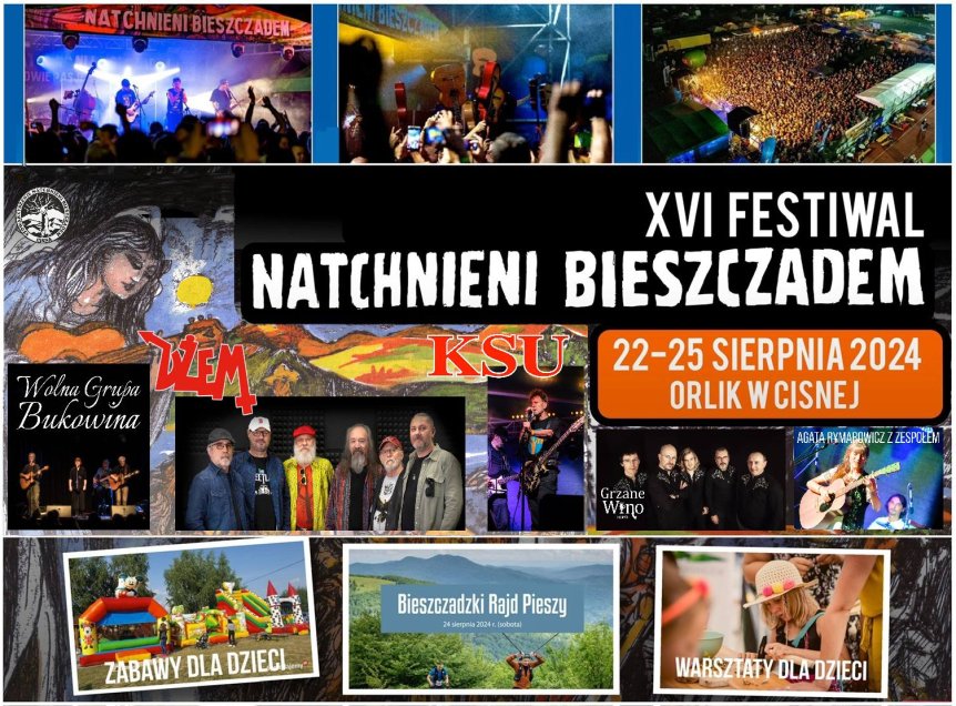 XVI Festiwal Natchnieni Bieszczadem w Cisnej