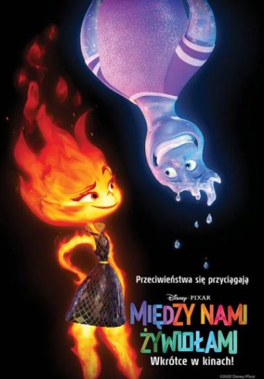 Plakat filmu Między nami żywiołami