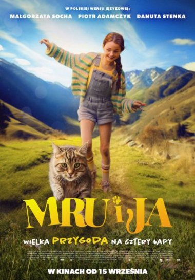 Plakat filmu Mru i ja: wielka przygoda na cztery łapy