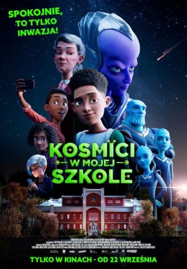 Plakat filmu Kosmici w mojej szkole