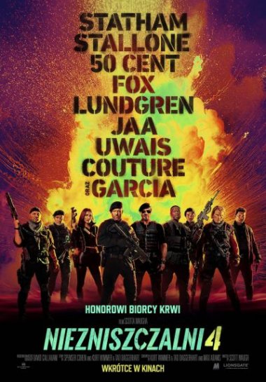 Plakat filmu Niezniszczalni 4