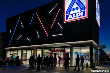 Aldi w Krośnie otwarty. Tłumów nie było