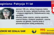 CHILD ALERT. Zaginęła 11-letnia dziewczynka