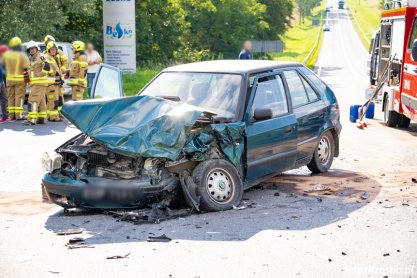 Besko / Sieniawa. Wypadek na DK28, dwie osoby ranne