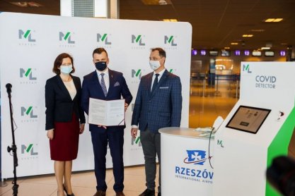 Covid Detector zostanie udostępniony dla pasażerów Lotniska w Jasionce
