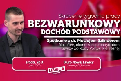 Maciej Szlinder,spotkanie,rzeszów