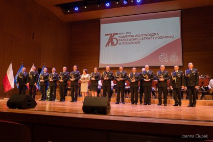 Gala Jubileuszowa 75-lecia Komendy Wojewódzkiej PSP w Rzeszowie [ZDJĘCIA]