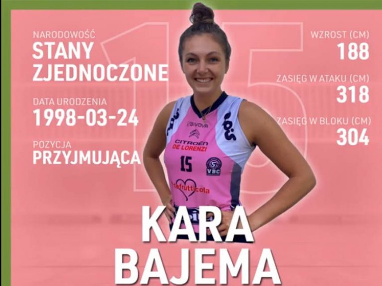 Kara Bajema nową atakującą KS Developres Rzeszów Kara Bajema nową atakującą KS Developres Rzeszów