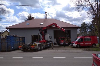 Kolejny etap modernizacji budynku OSP Rzeszów-Biała