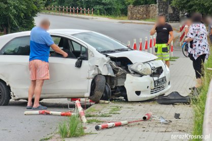 Kolizja w Zręcinie. Za kierownicą pijany kierowca